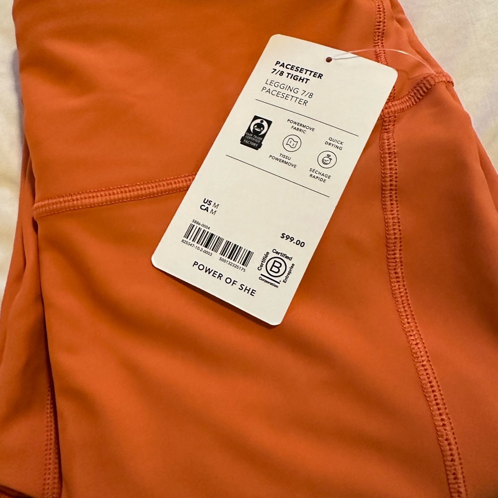 NWT Athleta Pacesetter 7/8 tight